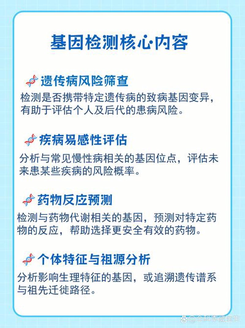 基因检测技术的进步与应用